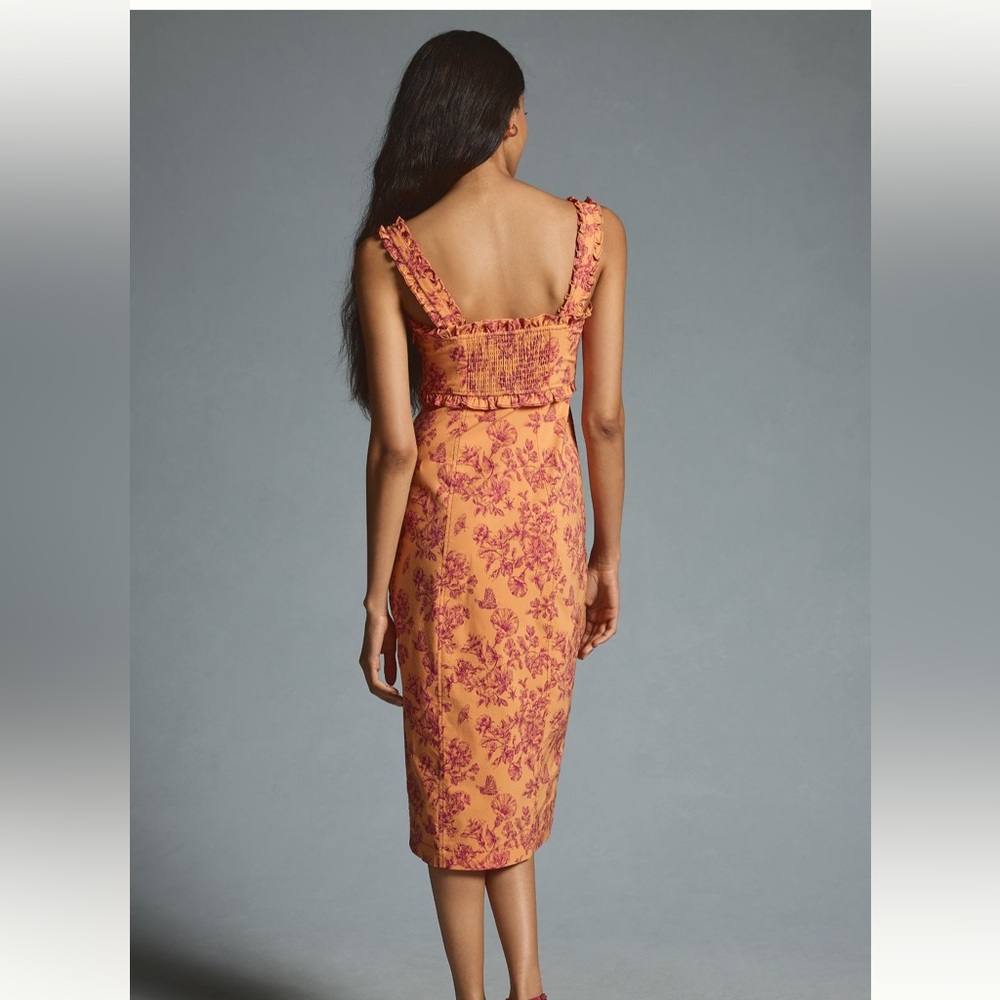 Linden Slim Square-Neck Dress - Picture 4 of 8